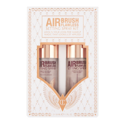 Charlotte Tilbury Airbrush Flawless Setting Spray Set, 34ml x2