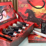 DIOR, Red Lipstick Set 5 Pieces + Gift Bag - Image 3