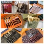 Dior Black Luxury Makeup Brush Set - Image 3