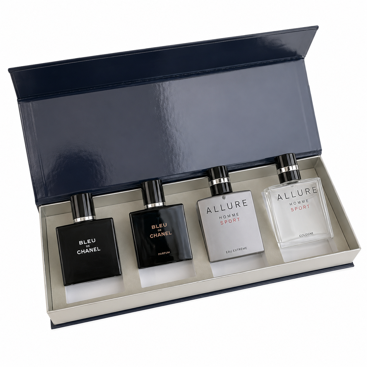 8D9BF6D3-A139-4767-AF9B-AAF14CC6D457 Chanel For Men, 4 in 1 Gift Set 4×25ml - Image 1