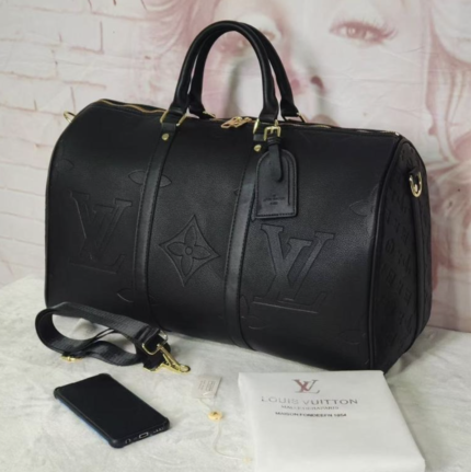 Jet Black 55cm Luxury Iconic Designer Bag