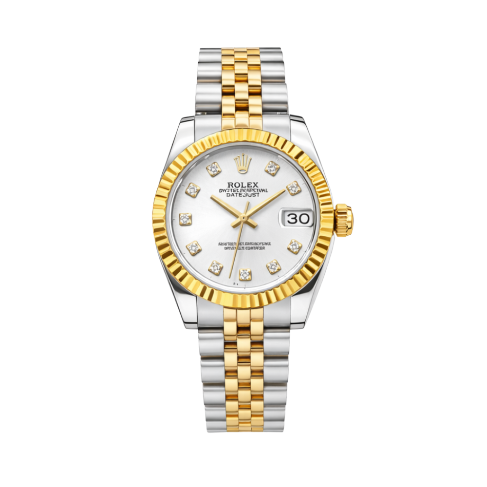 Rolex Datejust Two-Tone Diamond Dial Jubilee Luxury Designer Watch