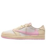 Air Jordan 1 لو OG x Travis Scott 'Shy Pink'