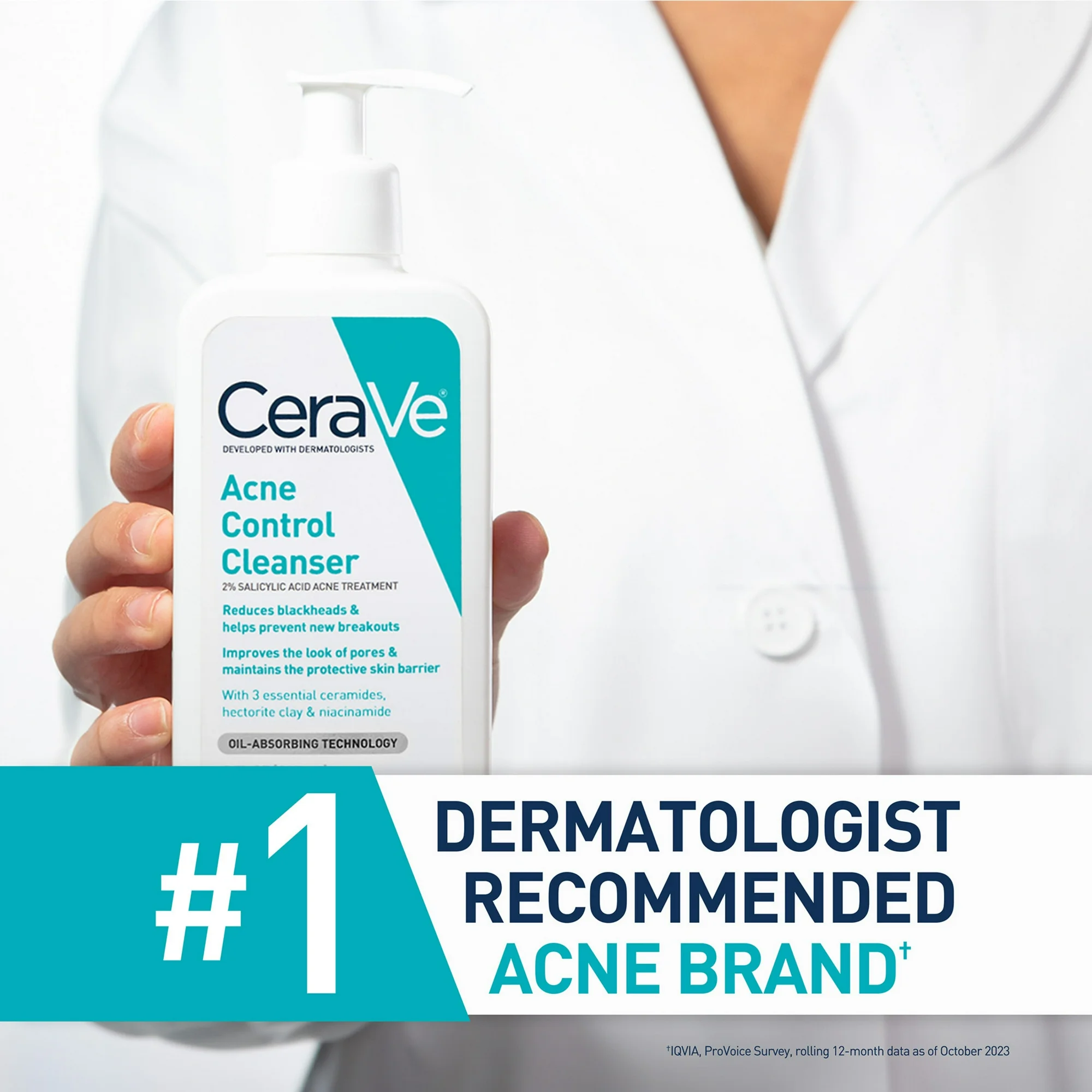CeraVe Acne Control Face Cleanser, 237ml - Image 6