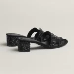 Oasis sandals Black and nude colors - Image 4