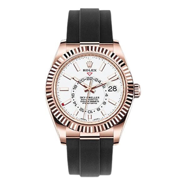 Rolex Oyster Perpetual White Dial Luxury Designer Watch