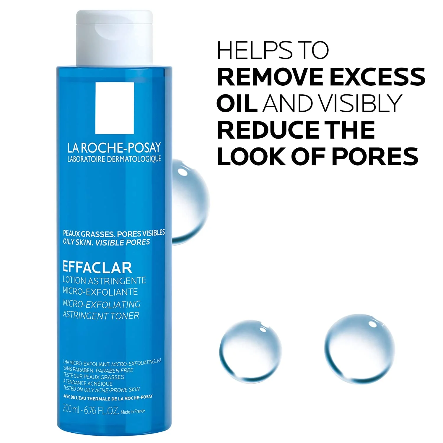 La Roche-Posay Effaclar Micro-Exfoliating Toner Oily Skin, 200ml - Image 6