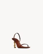 OPYUM vegetable tanned leather dew and sandals 8.5cm - Image 2