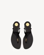 LE CASSANDRA Smooth Leather Sandals - Image 4