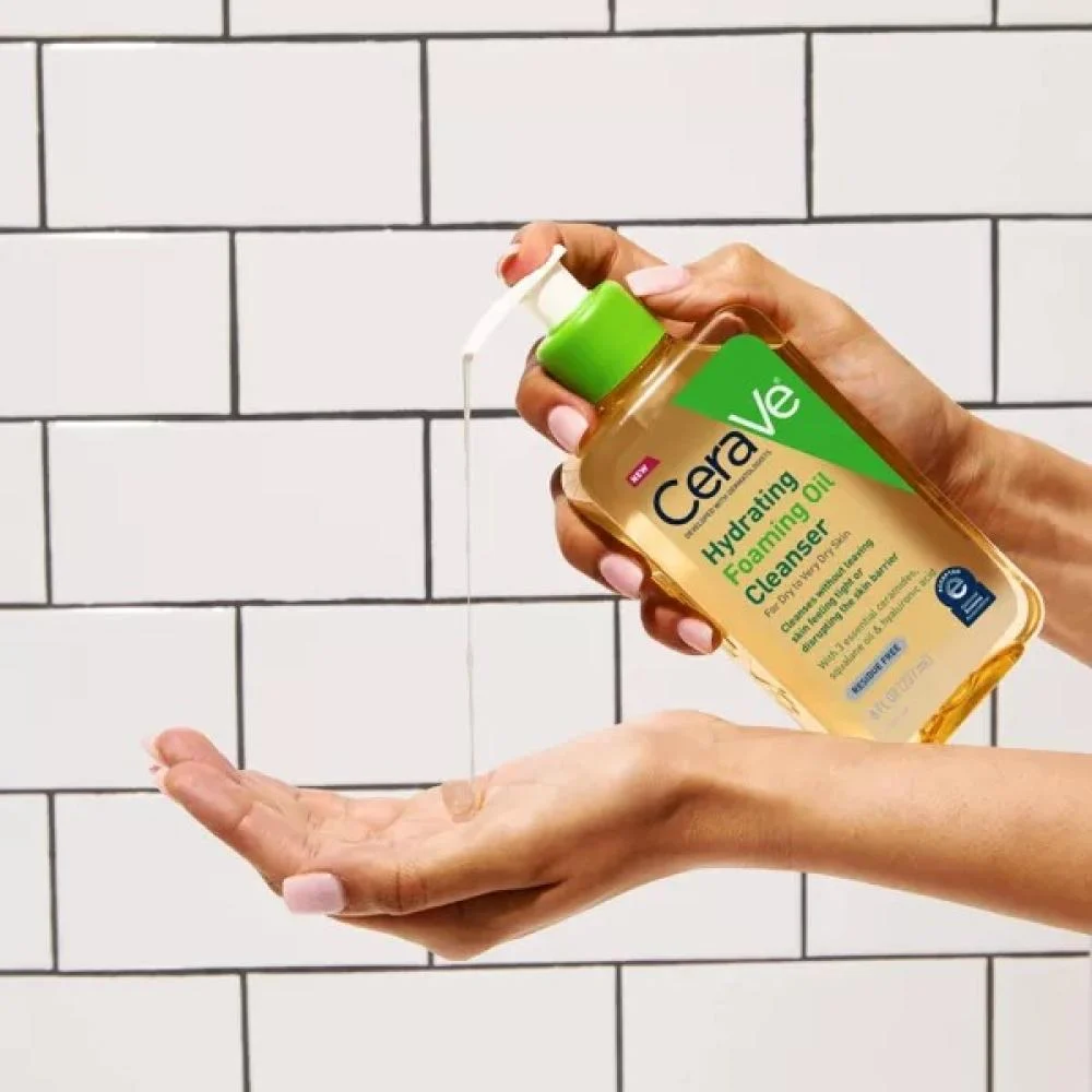 CeraVe Hydrating Foaming Oil Cleanser, 473ml - Image 4