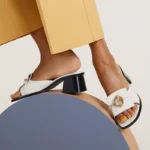 Ilot 50 sandals Paris white - Image 2