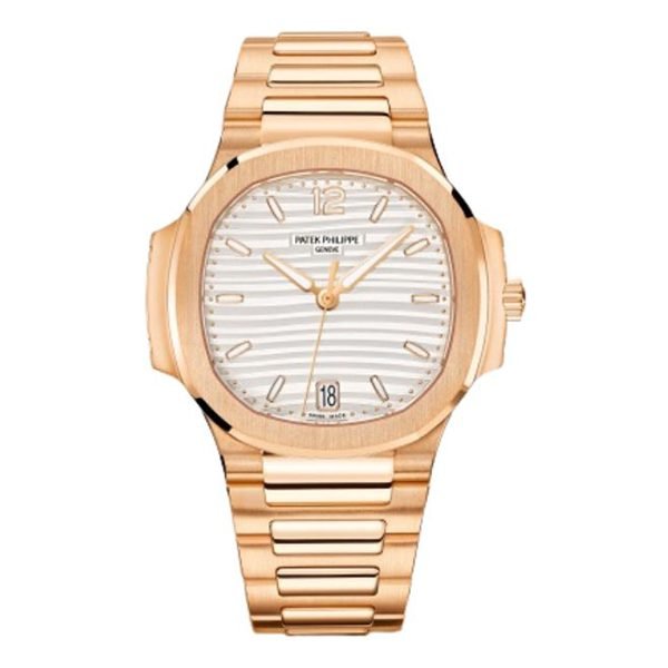 Patek Philippe Nautilus Silvery Opaline Dial Luxury Designer Watch