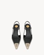 JEANNE Smooth Leather Low Heel High Heels - Image 3