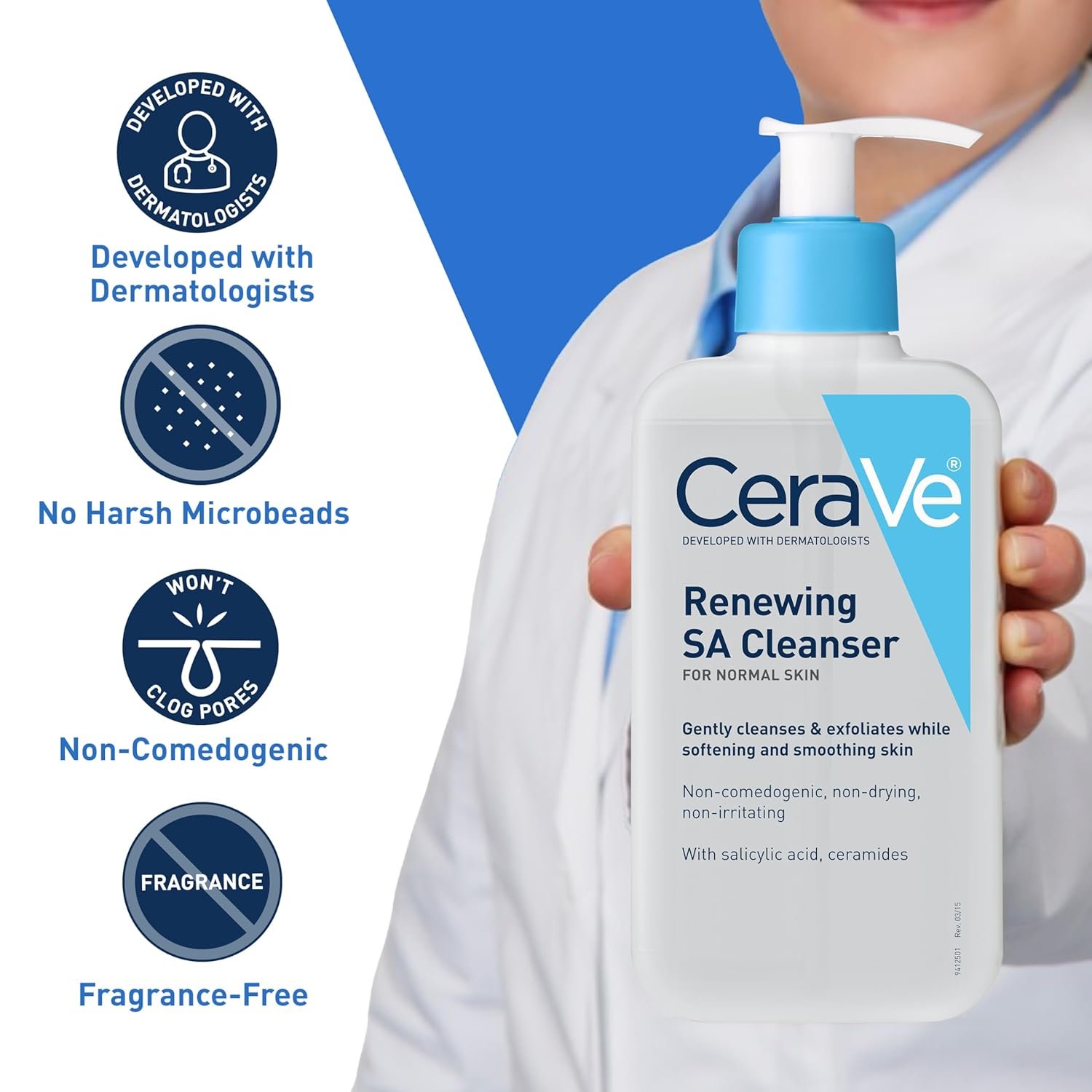 CeraVe Renewing Salicylic Acid Cleanser, 237ml - Image 5