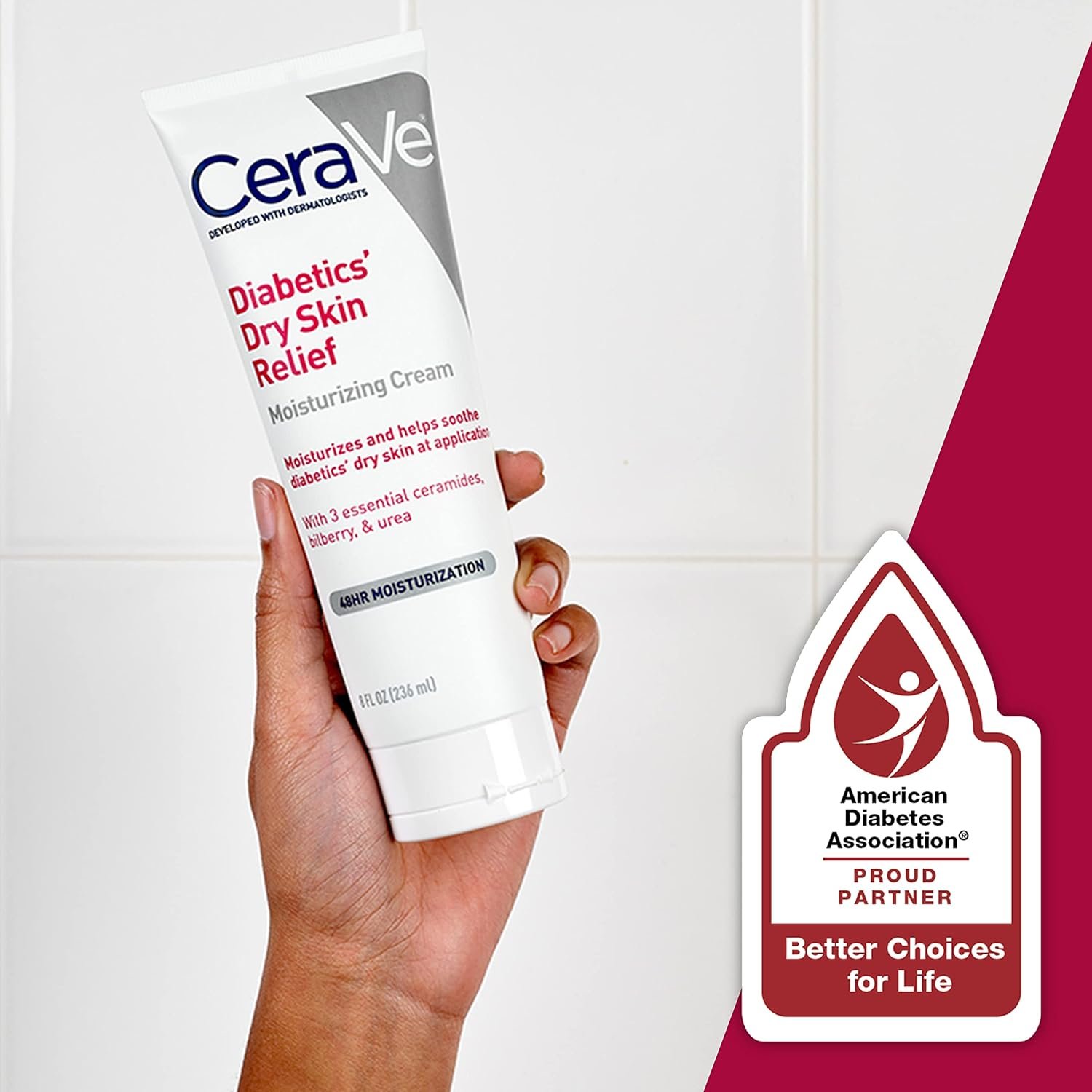 CeraVe Diabetics' Dry Skin Relief, 236ml - Image 6