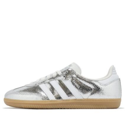 (نسائي) adidas Samba OG 'Silver Metallic Cracked Leather'