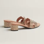 Oasis sandals Black and nude colors - Image 7