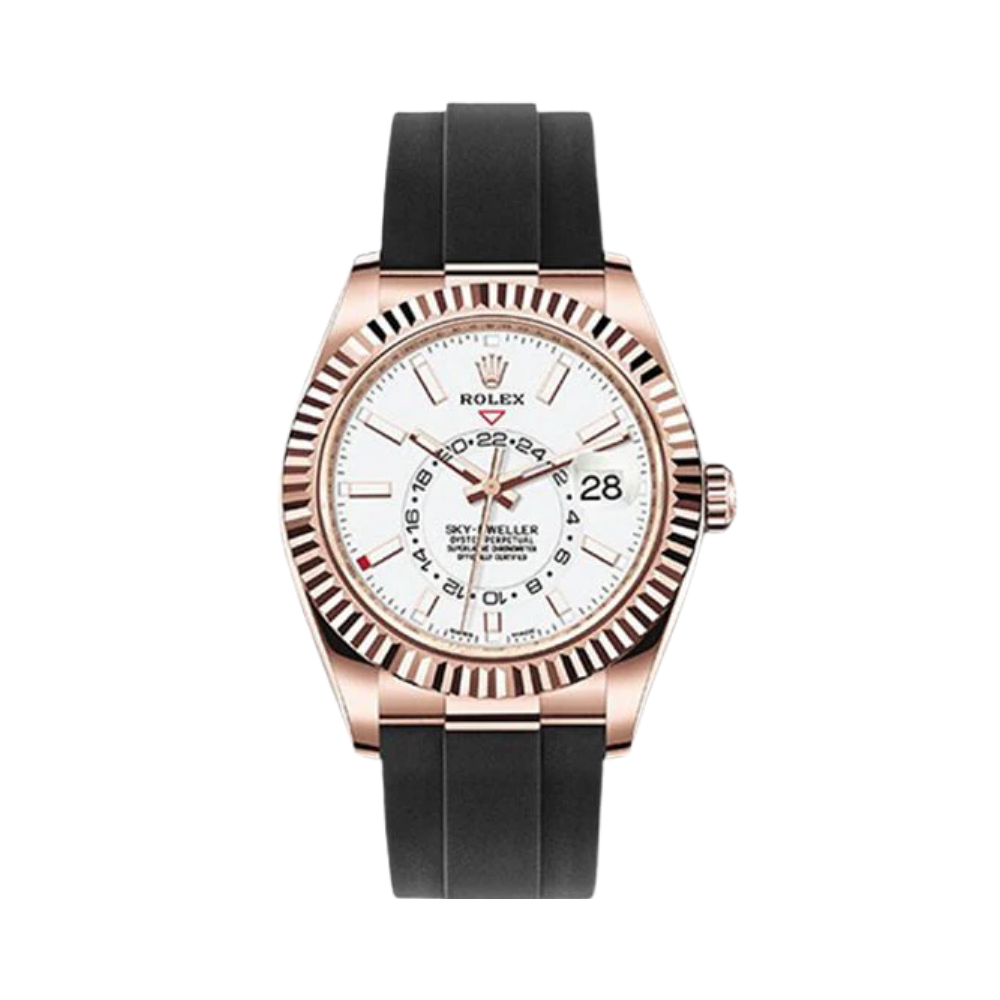 Rolex Oyster Perpetual White Dial Luxury Designer Watch - Image 2