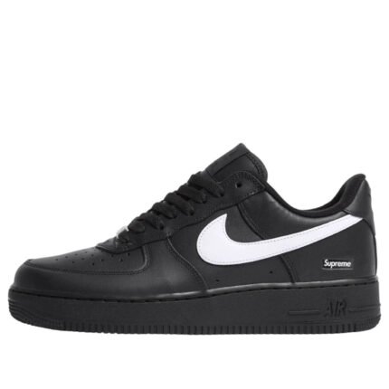 Nike x Supreme Air Force 1 لو 'Black White'