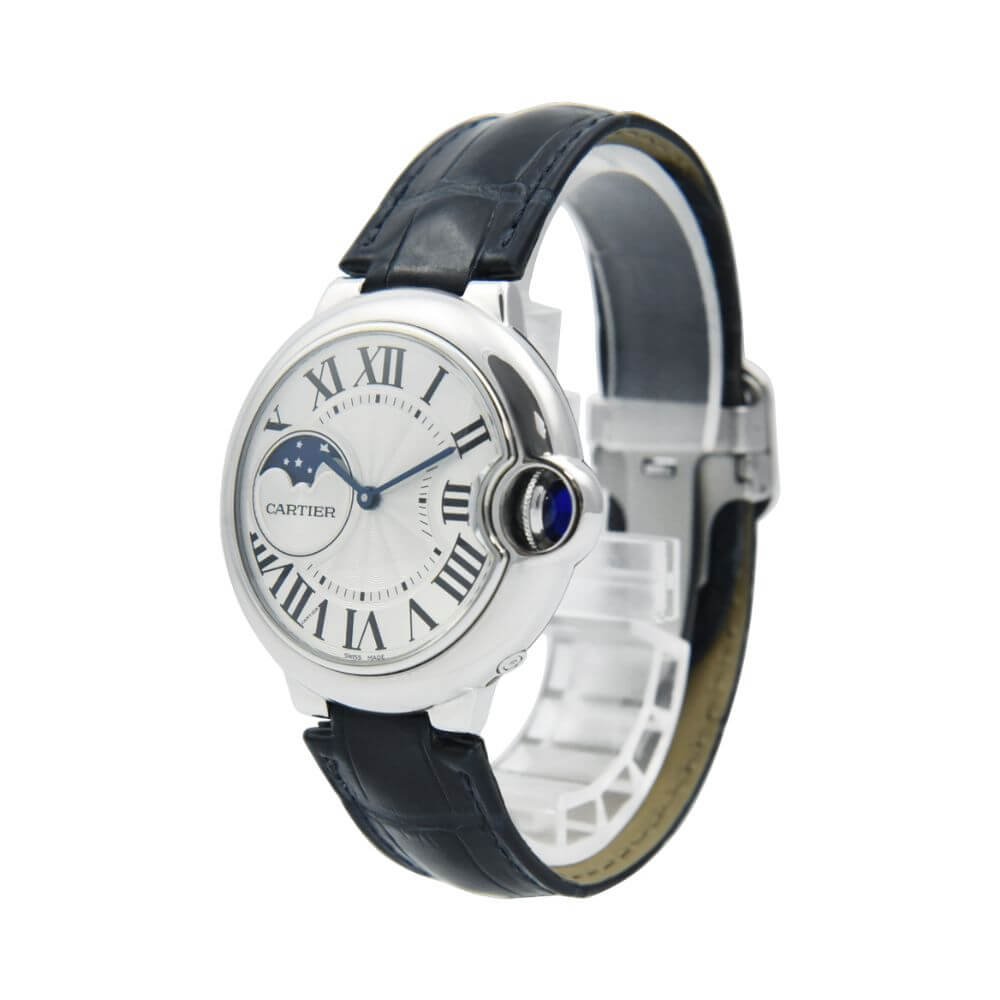 Cartier Moonphase Blue Dial Luxury Designer Watch – Blue & Dial - Image 3