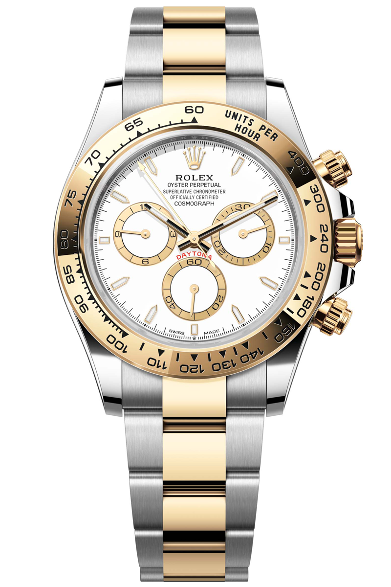 Rolex Cosmograph Daytona Luxury Designer Watch - 40 Oystersteel Yellow Gold