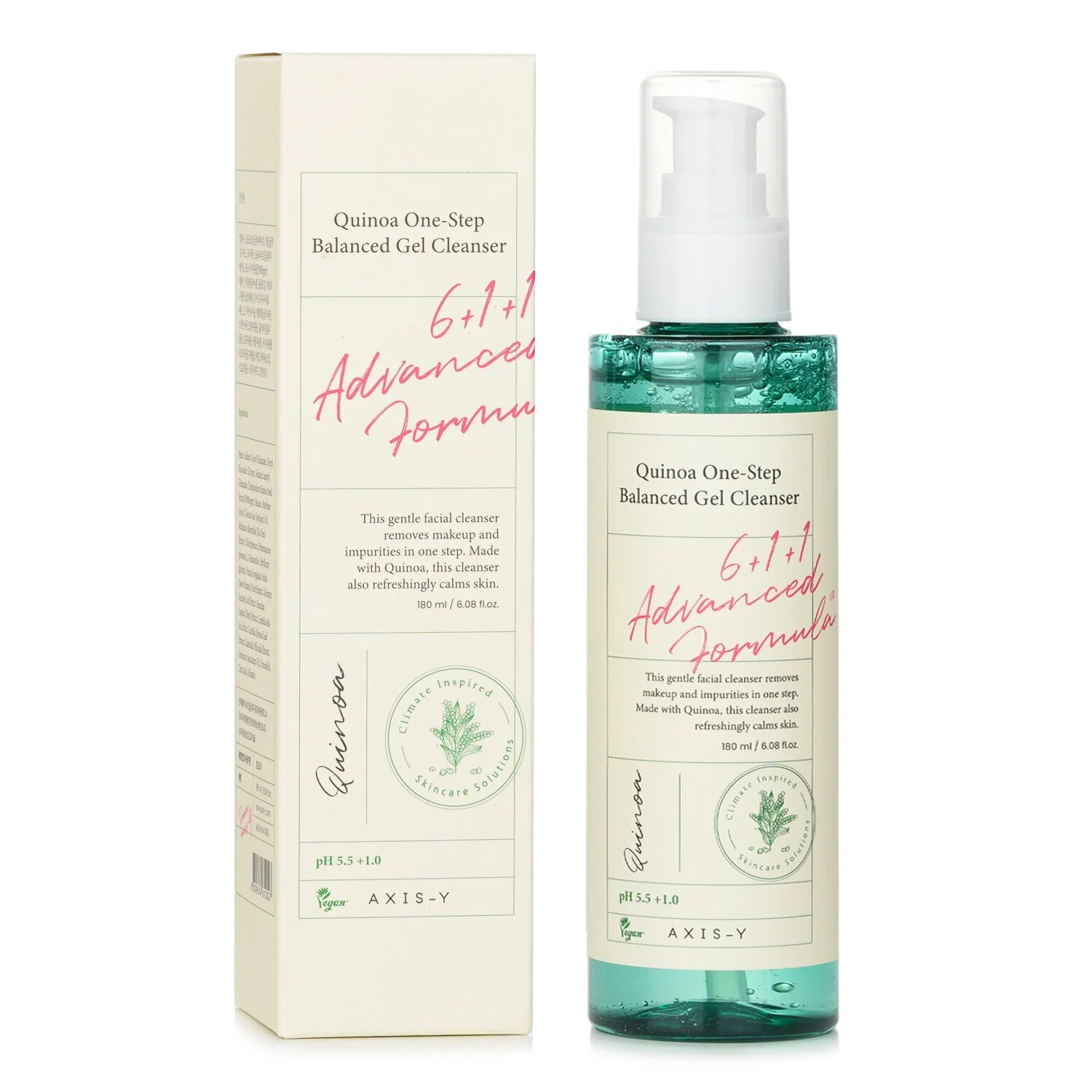 AXIS-Y Quinoa One Step Balanced Gel Cleanser, 180ml - Image 2