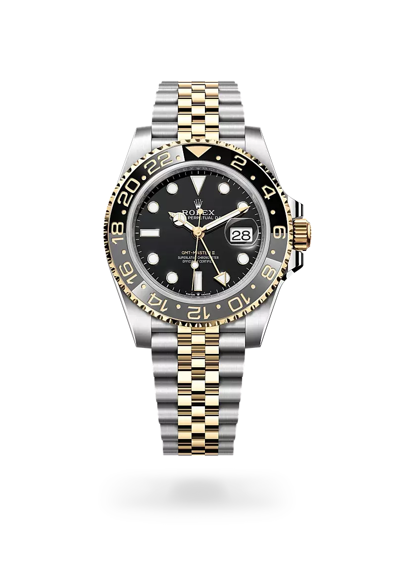 Rolex GMT-Master II Luxury Designer Watch - 40mm Yellow Gold Steel