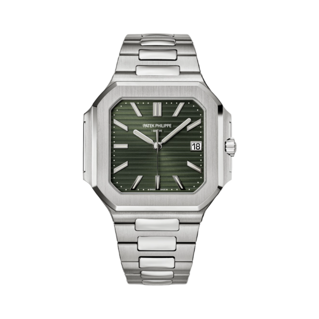 Patek Philippe Cubitus Self-Winding Green Dial Luxury Designer Watch
