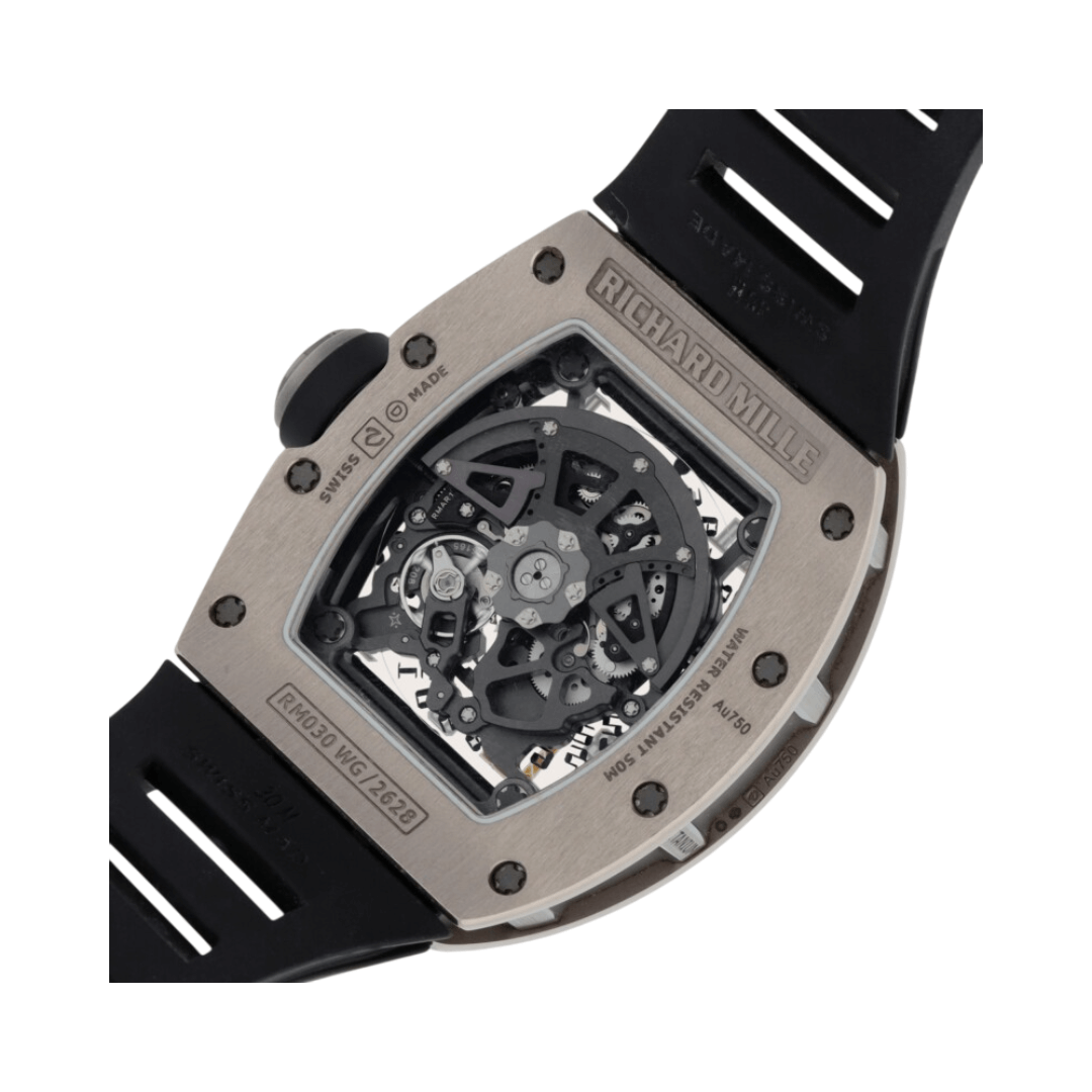 Richard Mille WG White Gold Luxury Designer Watch - Image 2
