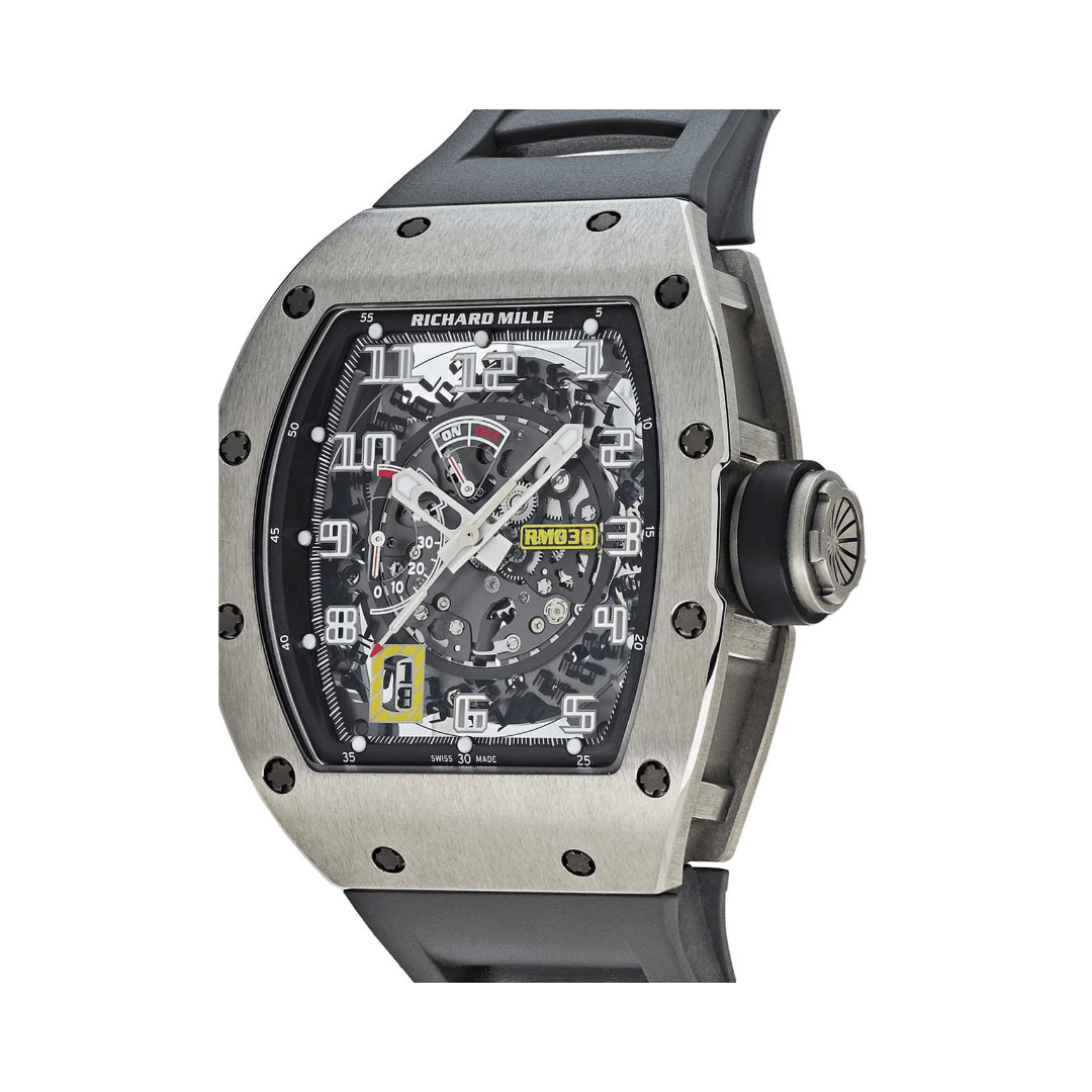 Richard Mille WG White Gold Luxury Designer Watch - Image 5