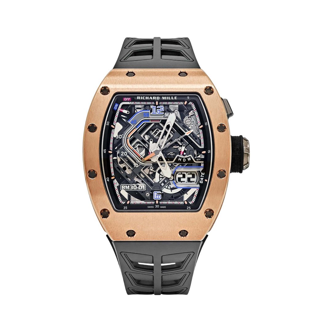 Richard Mille RM30-01 TI RG Luxury Designer Watch