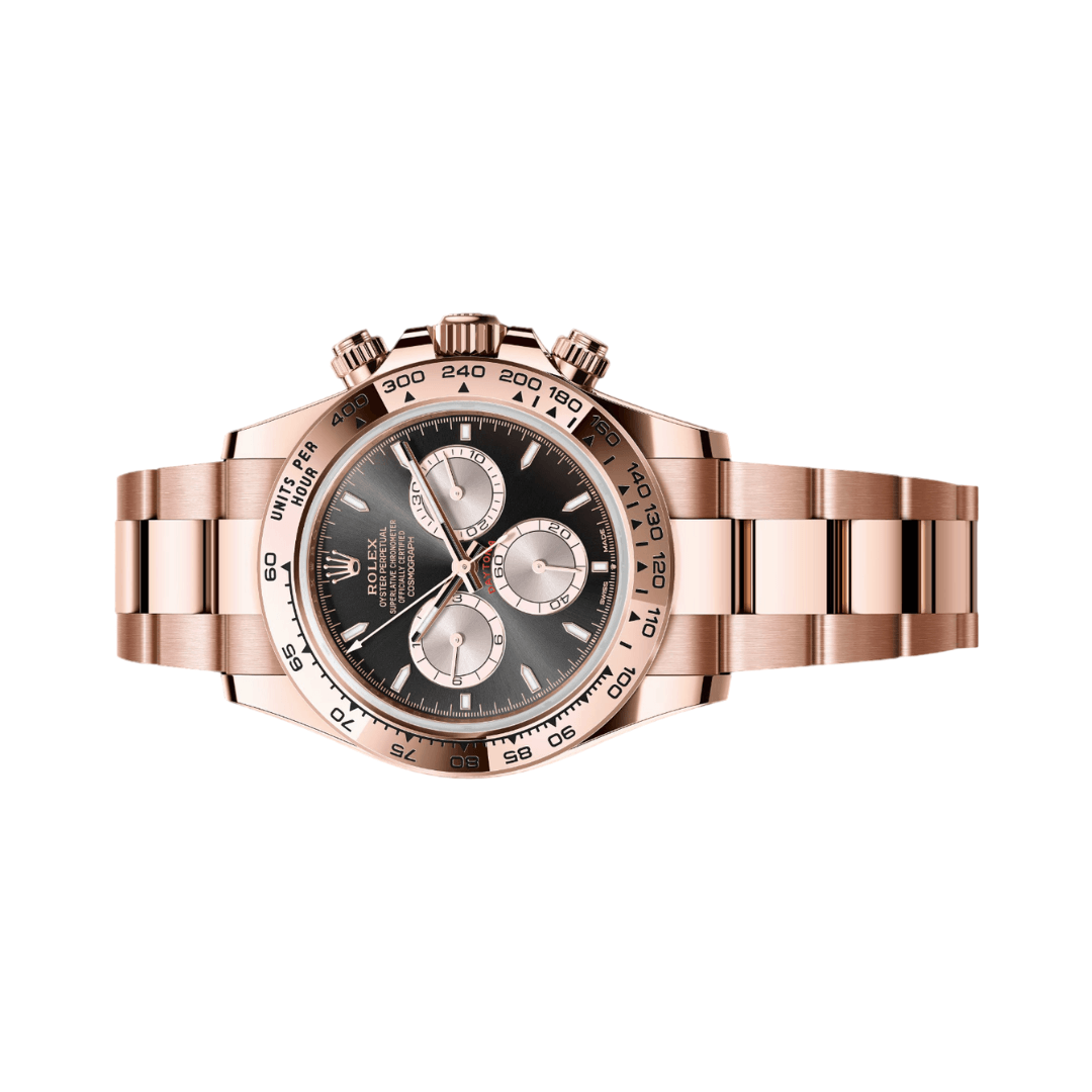 Rolex Cosmograph Daytona Black Dial Luxury Designer Watch - Image 3