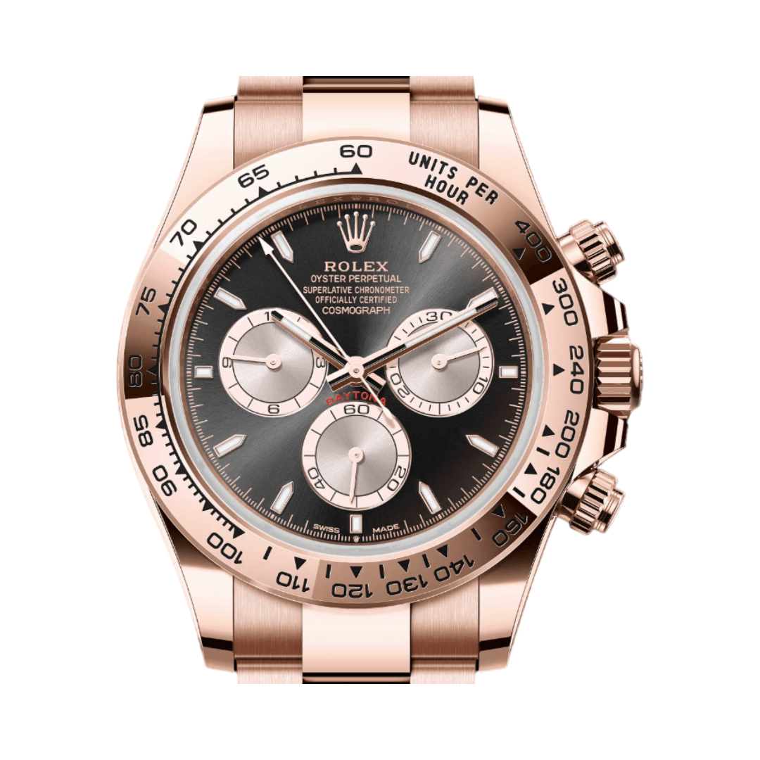 Rolex Cosmograph Daytona Black Dial Luxury Designer Watch - Image 2