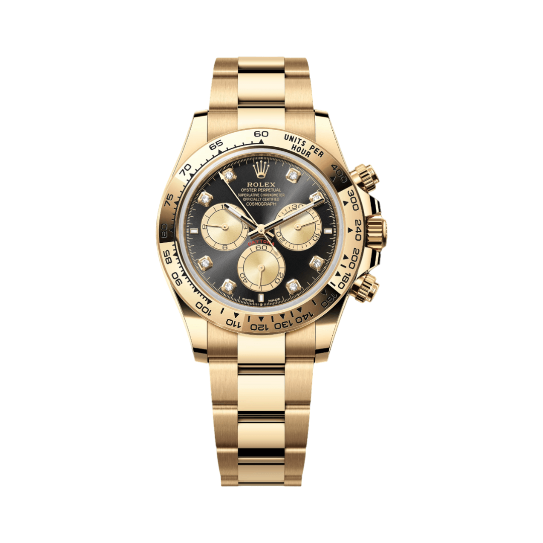 Rolex Cosmograph Daytona Black Diamond Dial Luxury Designer Watch