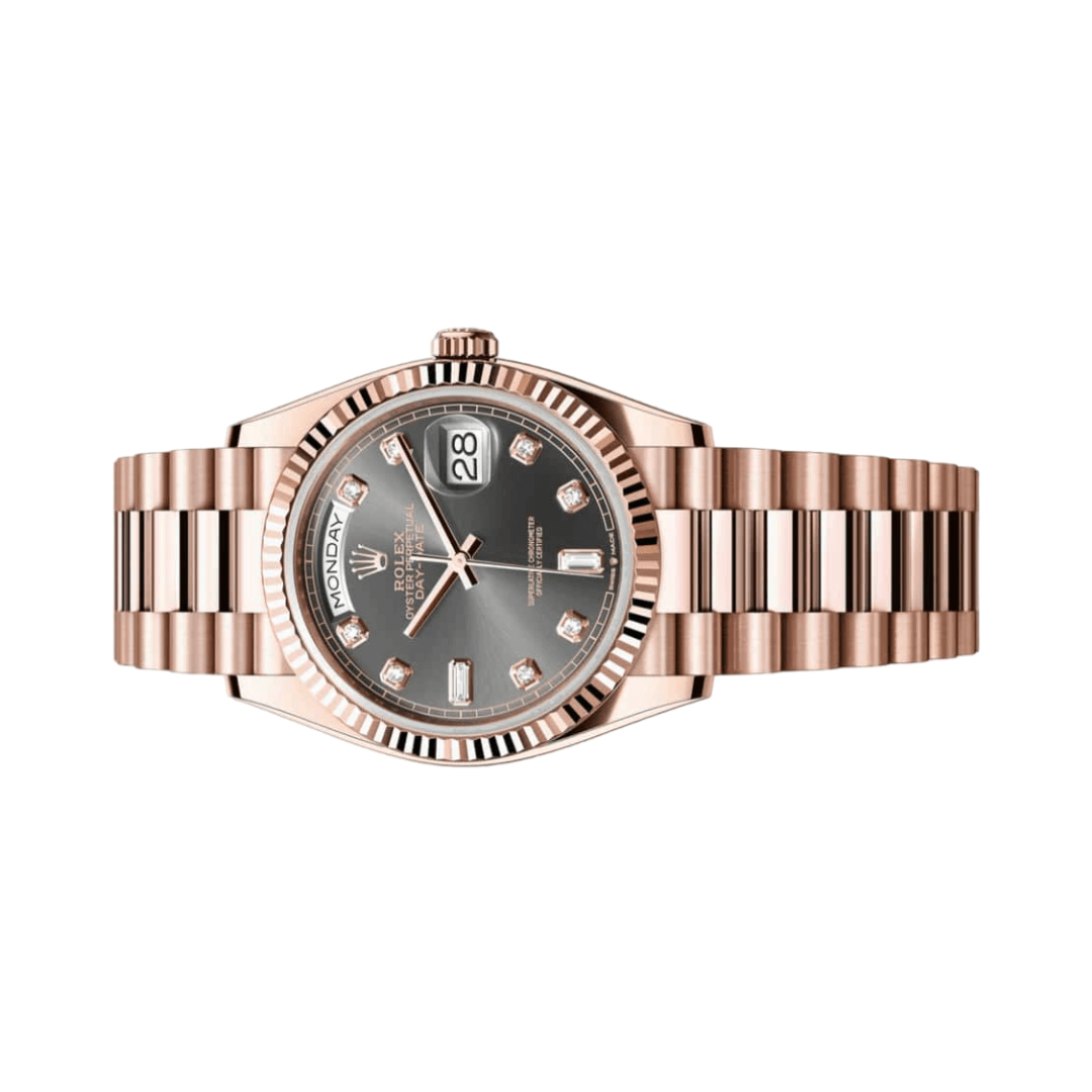 Rolex Day-Date Slate Gray Dial Luxury Designer Watch - Image 2