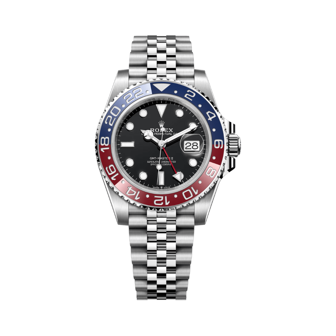 Rolex GMT-Master II Black Dial Luxury Designer Watch