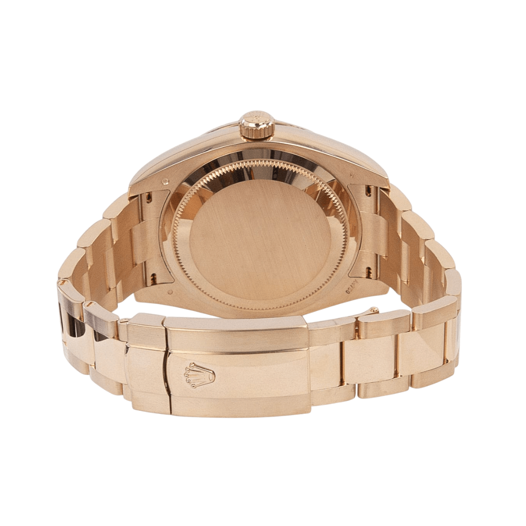 Rolex Everose Chocolate Index Dial Luxury Designer Watch - Image 2