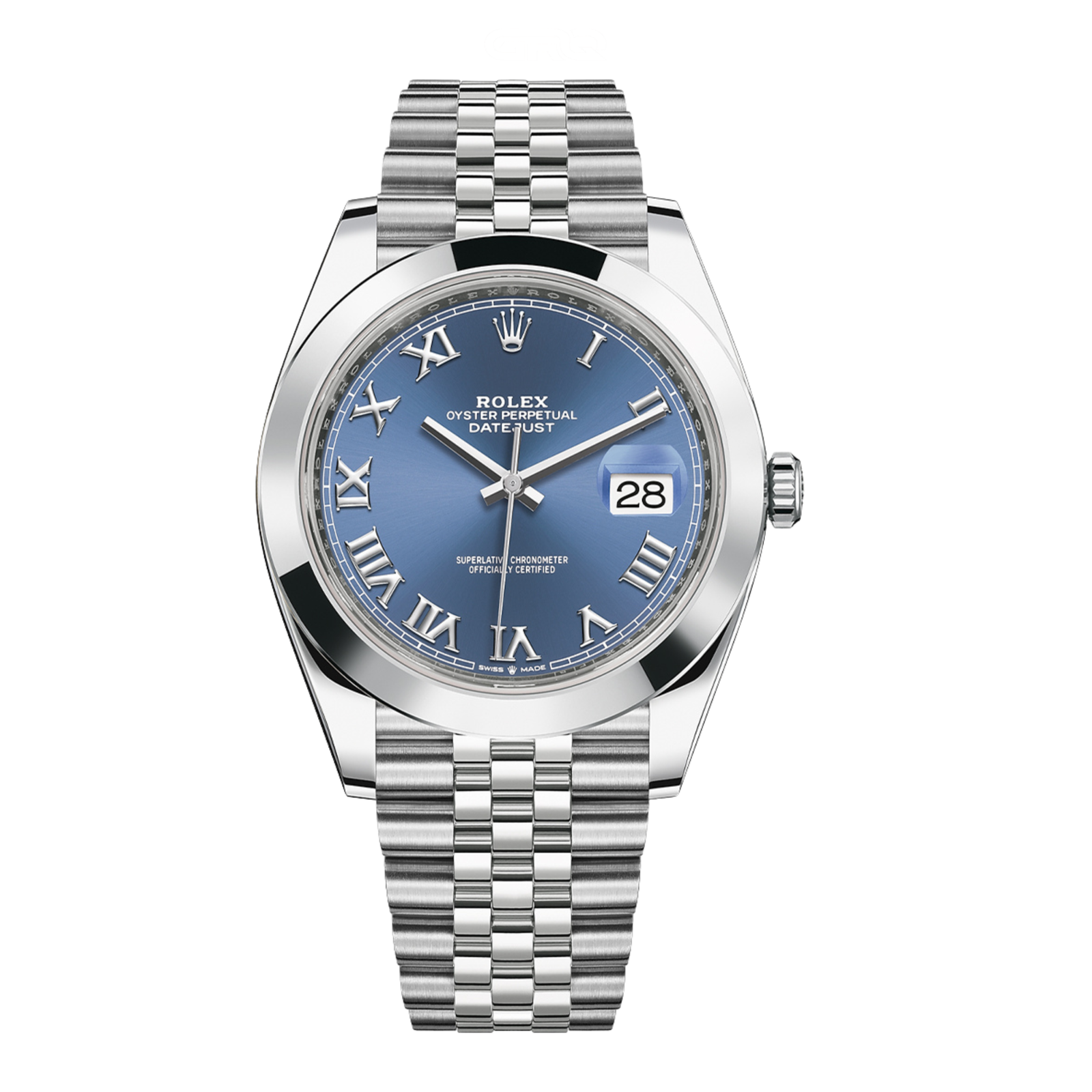 Rolex Datejust 41 Azzurro-Blue Dial Luxury Designer Watch