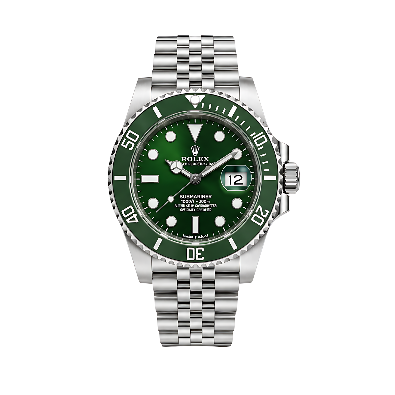 Rolex Luxury Designer Watch | Submariner Date Green Dial Green Bezel Green