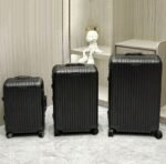 Small Phantom Black Luxury Iconic Designer Suitcase - Image 2