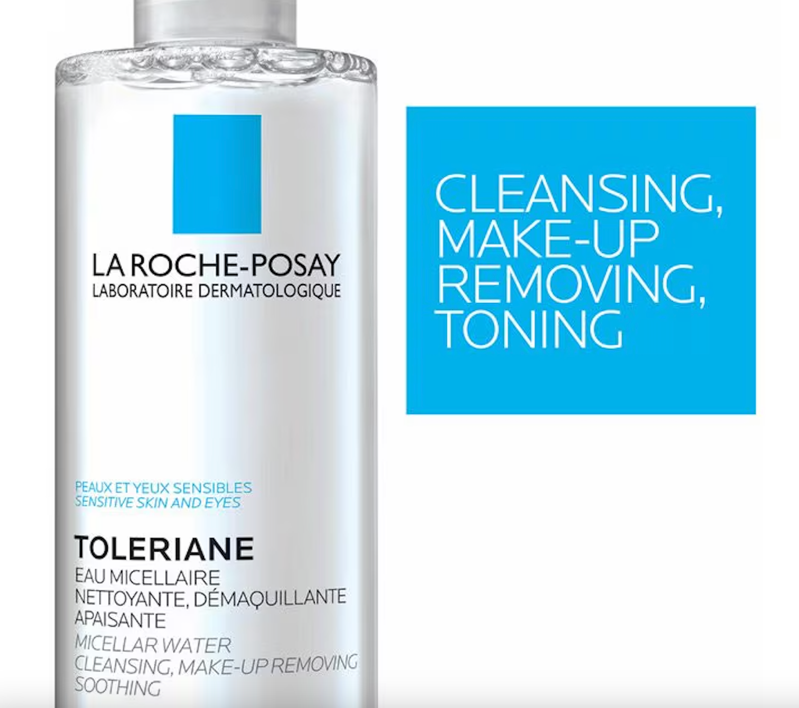 La Roche-Posay Micellar Cleansing Water for Sensitive Skin, 400ml - Image 4