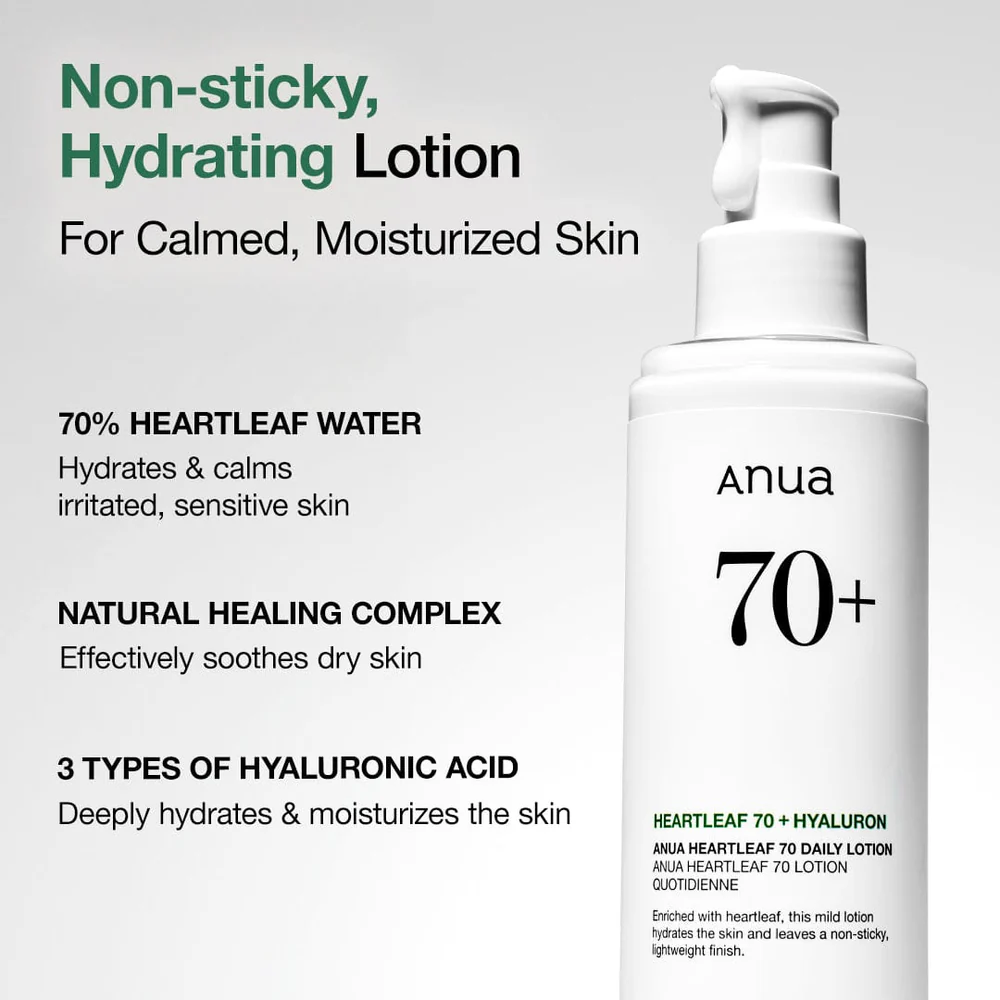 Anua Heartleaf 70% Daily Lotion, 200ml - Image 2