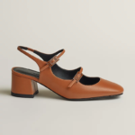 Jackie 50 high heels Chestnut brown - Image 4