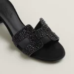 Oasis sandals Black and nude colors - Image 5