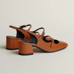 Jackie 50 high heels Chestnut brown - Image 3