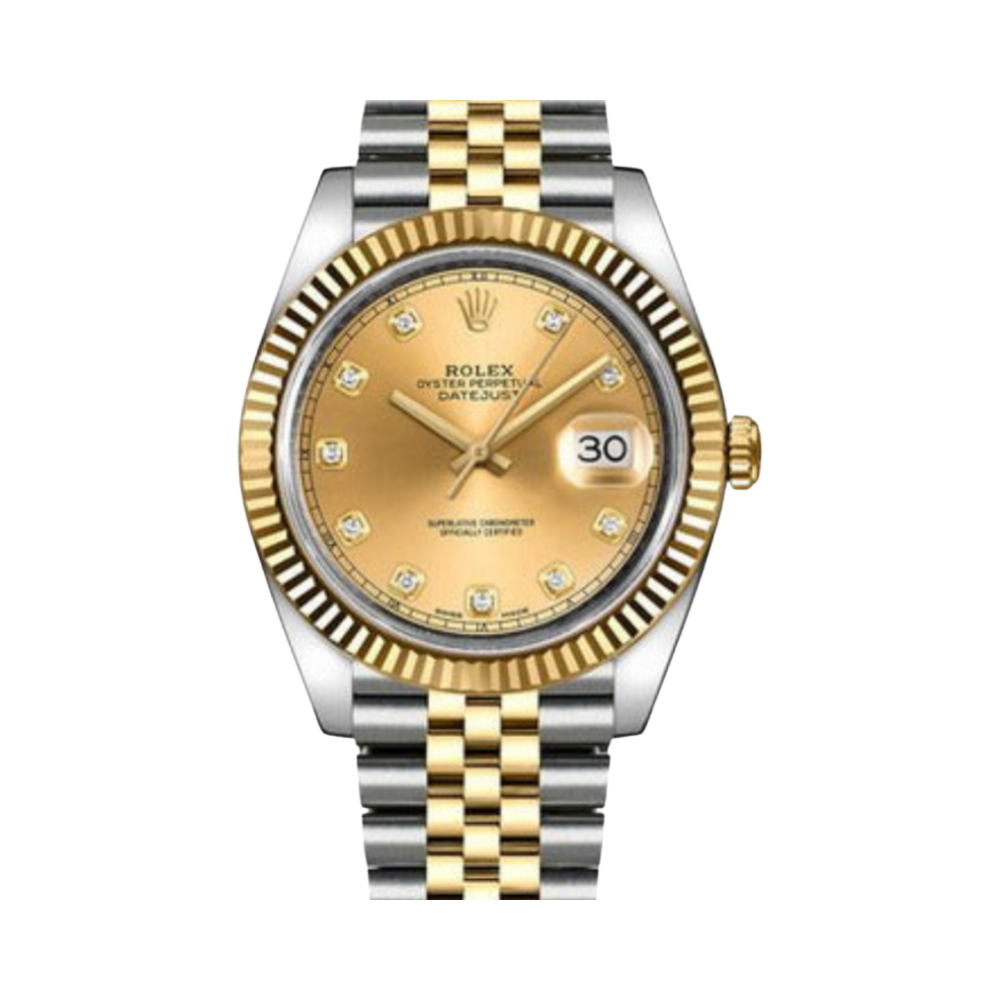 Rolex Datejust Luxury Designer Watch - 18kt Yellow Gold 41mm - Image 2