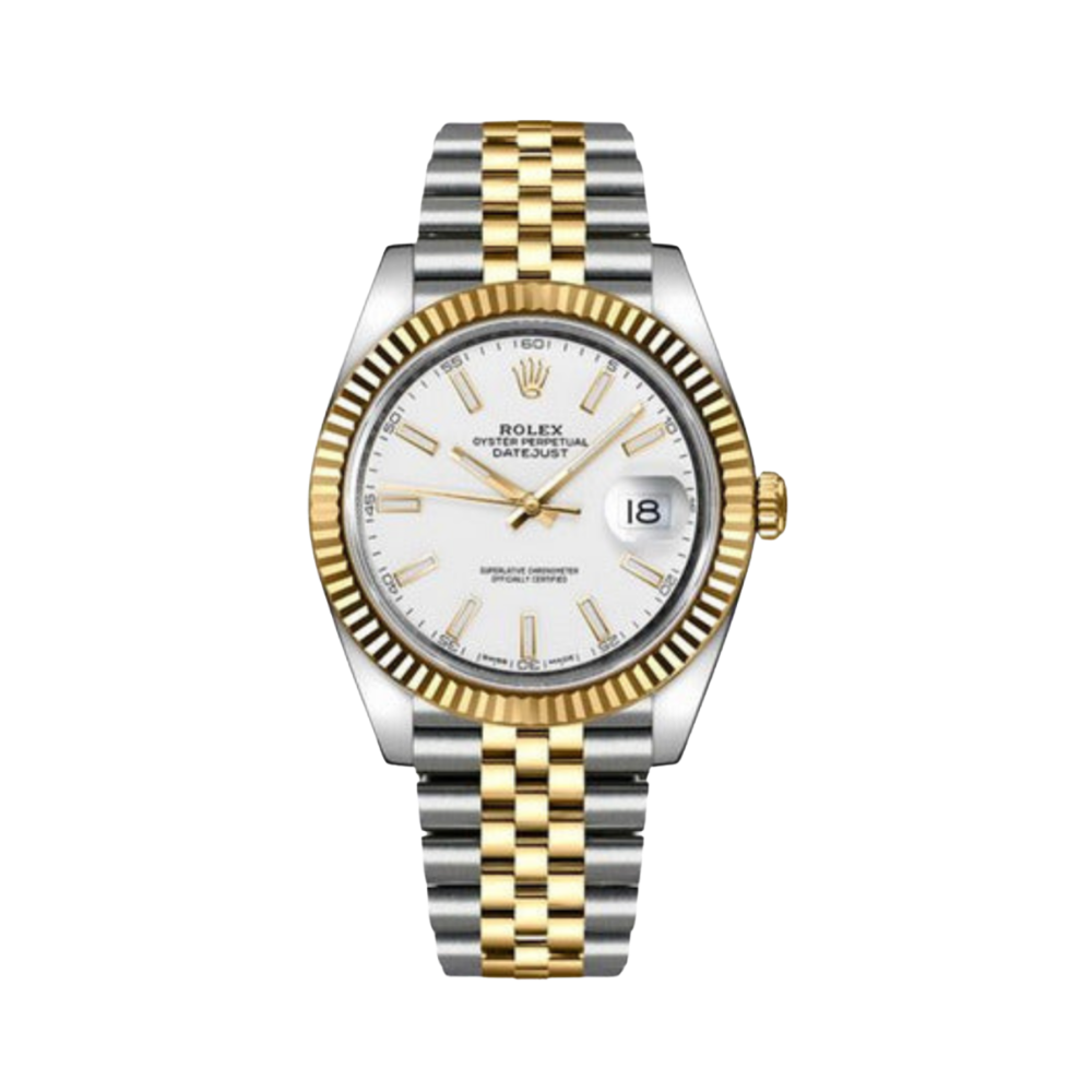 Rolex Datejust 41 White Dial Luxury Designer Watch - Image 2