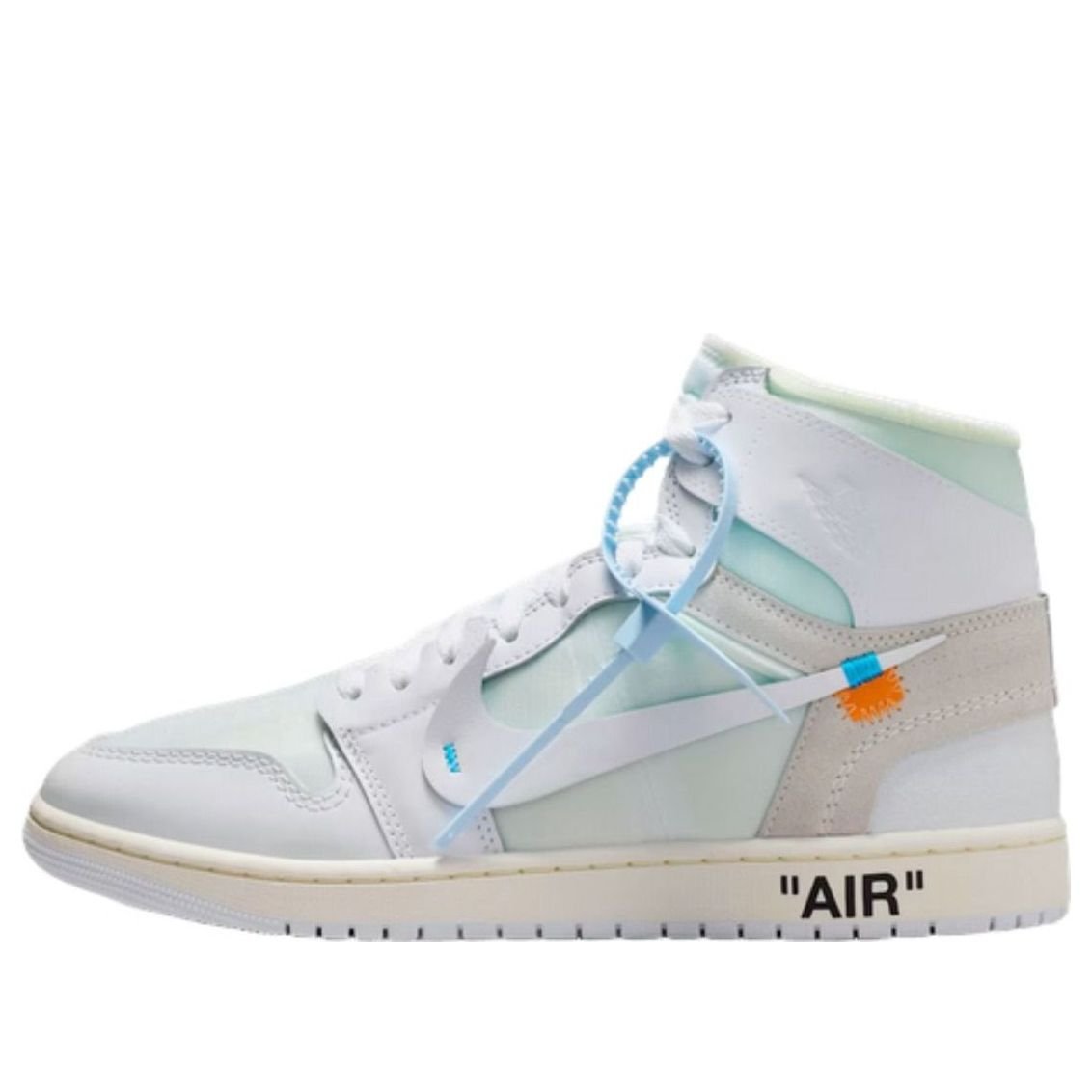 image_93f9364f-a35d-45aa-b10e-9dea0d06d86a-1 Air Jordan 1 High OG x Off-White Virgil Abloh Archive 'Alaska' AA3834-100 - Image 1