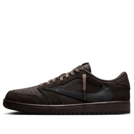 Air Jordan 1 Retro لو OG SP x Travis Scott 'Velvet Brown'