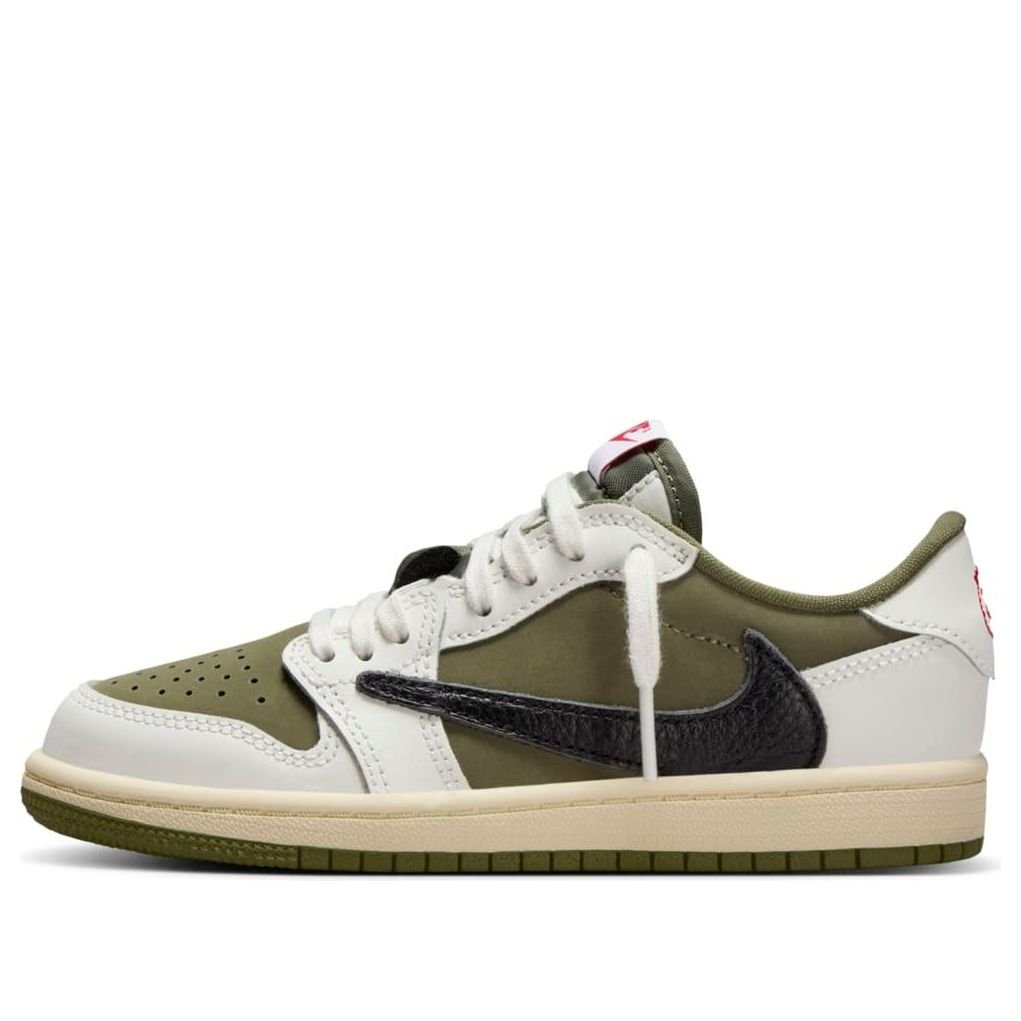 main-square_ad5a672e-446d-4409-8227-4bf8765b3439-1 (PS) Air Jordan 1 Retro Low OG SP x Travis Scott 'Medium Olive' DO5442-200 - Image 1